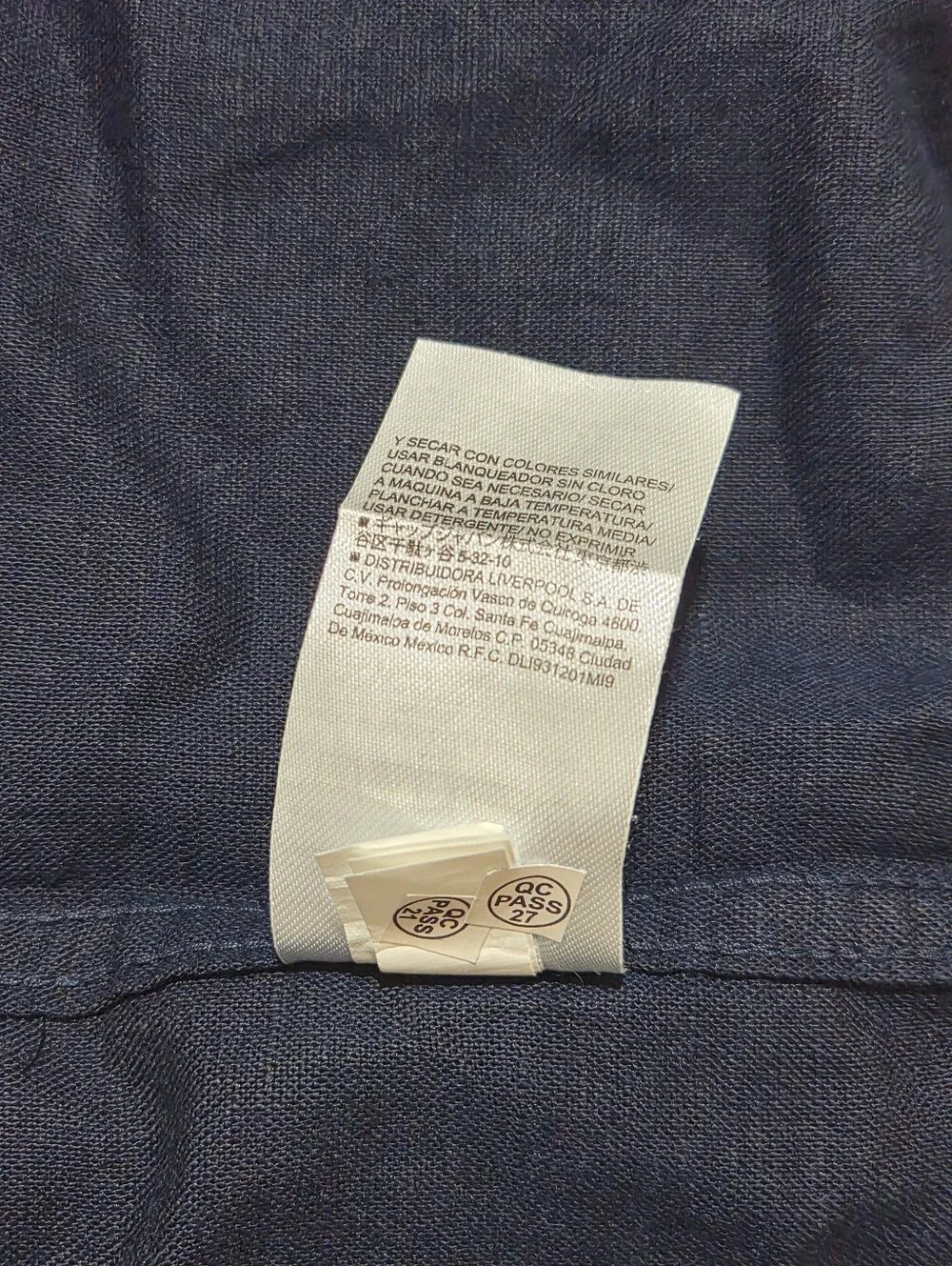 Banana Republic Standard Linen Blend Short Sleeve Shirt Navy Men’s Small NWT